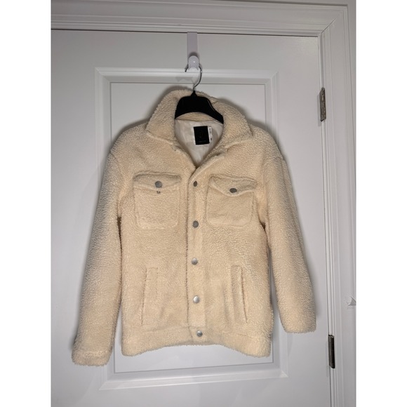 Original Use Sherpa Teddy Jacket – Cream – Size XS - Picture 5 of 7